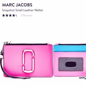 THE MARC JACOBS- Saffiano Leather ID Wallet